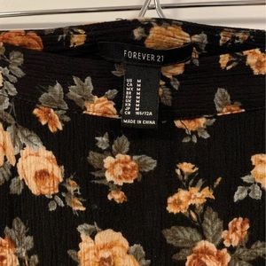 Floral maxi skirt